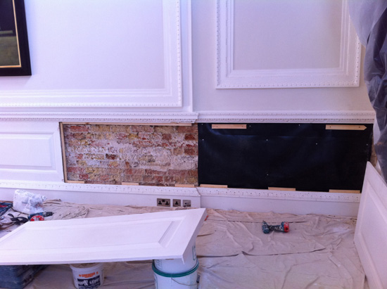 Panelled Wall Section